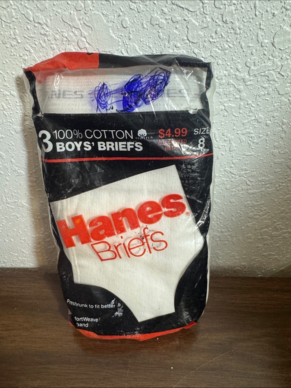 NOS Vintage 1987 Hanes sz 8 Boys Underwear